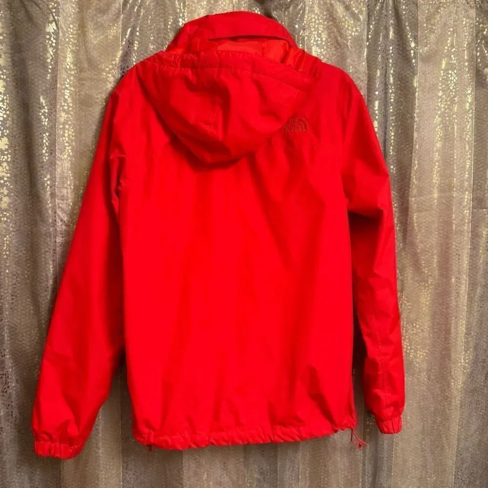 The North Face Resolve 2 Dryvent Red Orange Men's Rain Wind Proof‎ Jacket Small